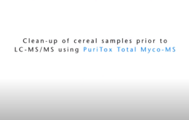 Очистка образцов с помощью PuriTox Total Myco-MS